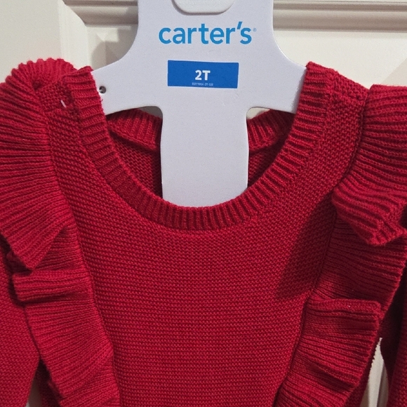 Carter's Red and Cream Kids Dress Duo - Picture 4 of 17